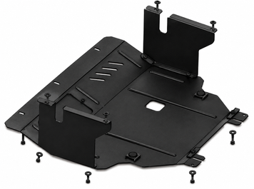 Захист двигуна, КПП і радіатора для Nissan Primastar 2001-2014 KOLCHUGA Standart 1.0556.00 фото ##SPECS## Об'єм двигуна: V-2,5D | Примітка: