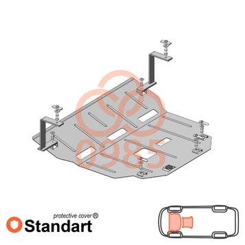 Захист двигуна і КПП для Kia Sportage IV QL 2016-2021 KOLCHUGA Standart 1.0985.00 фото