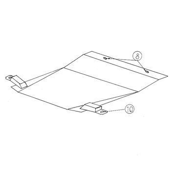 фото Защита КПП для Audi 100 С4 1990-1994 KOLCHUGA Standart 1.9355.00 ##SPECS## Объем двигателя: 2.0; 2.2; 2.3; 2.6; 2.8; 2.4D; 2.5 ТD | Примечание: кроме 4х4