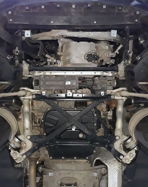 Защита двигателя и КПП для Audi Q5 2008-2016 KOLCHUGA ZiPoFlex 2.1030.00 фото ##SPECS## Объем двигателя: 2.0TDI | Примечание: только электроусилитель руля