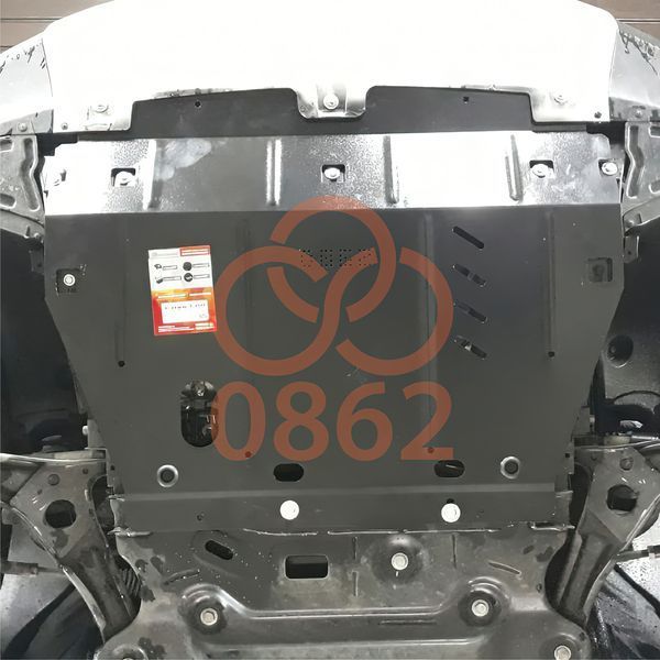 Захист двигуна, КПП і радіатора для Chery Tiggo 8 2018-2020 KOLCHUGA ZiPoFlex 2.0862.00 фото ##SPECS## Об'єм двигуна: V-всі | Примітка: