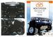 Защита двигателя и КПП для Toyota Hilux 7 покоління 2004-2015 KOLCHUGA Standart 1.0367.00 фото 6 ##SPECS## Объем двигателя: V-2,5D; 3,0D | Примечание: