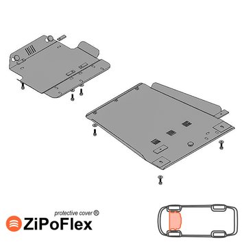 Захист двигуна для Toyota Land Cruiser 100 1997-2007 KOLCHUGA ZiPoFlex 2.0056.00 фото