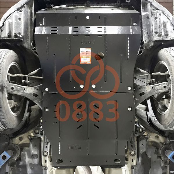 Захист двигуна і КПП для Subaru Outback 5 BS 2014-2019 KOLCHUGA Standart 1.0883.00 фото ##SPECS## Об'єм двигуна: V-2,5i (без турбіни) | Примітка: варіатор / USA