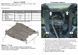 Захист двигуна, КПП і радіатора для Fiat Croma II 2005-2011 KOLCHUGA Standart 1.9548.00 фото 5 ##SPECS## Об'єм двигуна: V-всі | Примітка: