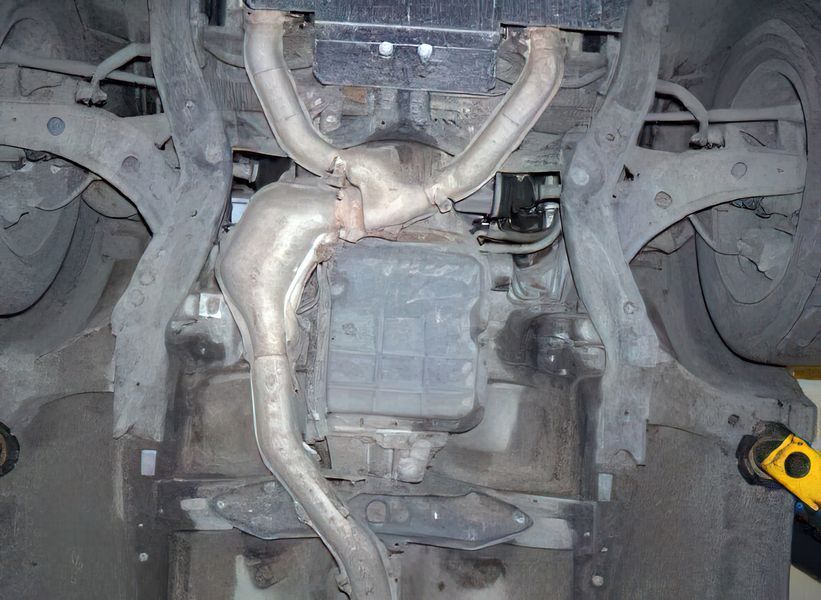 Защита КПП для Subaru Forester 2 SG 2002-2008 KOLCHUGA Standart 1.0132.00 фото ##SPECS## Объем двигателя: V-все | Примечание: АКПП