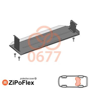 Захист паливного баку для Mitsubishi L200 2015-2019 KOLCHUGA ZiPoFlex 2.0677.00 фото