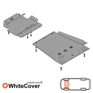 Захист двигуна для Toyota Land Cruiser 100 1997-2007 KOLCHUGA WhiteCover 4.0056.00 фото