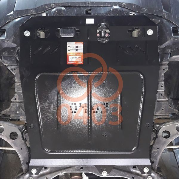 Захист двигуна, КПП і радіатора для Mitsubishi ASX I 2010-2023 KOLCHUGA Standart 1.0403.00 фото ##SPECS## Об'єм двигуна: V-всі | Примітка: встановлюється також на 2,4 4х4 USA