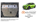 Захист електродвигуна для Peugeot E208 2019- KOLCHUGA WhiteCover 4.1476.00 фото 6 ##SPECS## Об'єм двигуна:  | Примітка: електромобіль