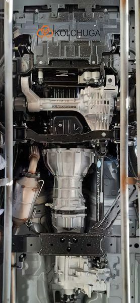 Захист двигуна, КПП, радіатора і роздатки для Dongfeng Rich 6 2017- KOLCHUGA Standart 1.1122.00 фото ##SPECS## Об'єм двигуна: V-2,5D | Примітка: МКПП