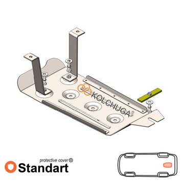Захист редуктора для Renault Duster 2015- KOLCHUGA Standart 1.1223.00 фото