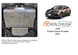 Защита двигателя и КПП для Toyota Crown Sedan 2022 - KOLCHUGA ZiPoFlex 2.1470.00 фото 6 ##SPECS## Объем двигателя: 2,5 Hybrid | Примечание: