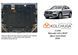 Защита двигателя и КПП для Mercedes-Benz GLA H247 2020- KOLCHUGA Standart 1.1294.00 фото 6 ##SPECS## Объем двигателя: V-2.0i | Примечание: