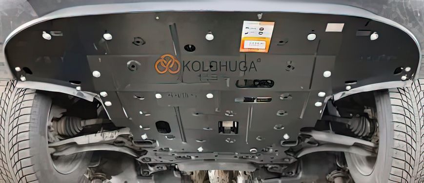 Захист двигуна, КПП і радіатора для Kia Soul III 2018-2025 KOLCHUGA ZiPoFlex 2.1134.00 фото ##SPECS## Об'єм двигуна: V-2.0i | Примітка: АКПП