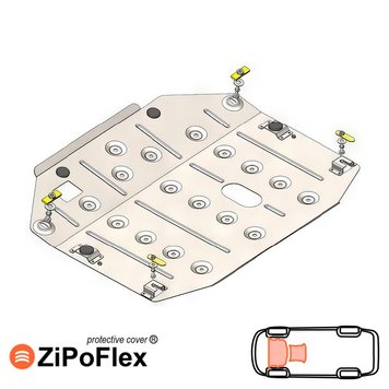 Захист двигуна і КПП для Chevrolet Captiva 2006-2011 KOLCHUGA ZiPoFlex 2.1233.00 фото