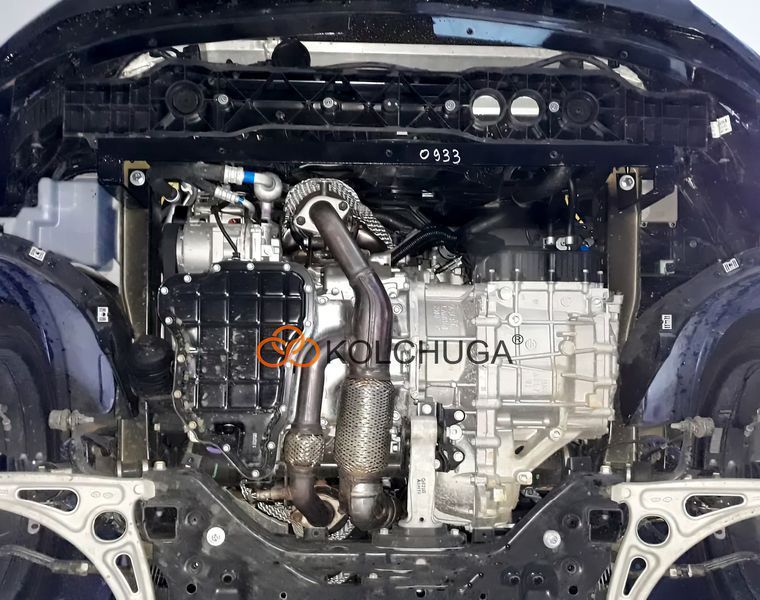 Защита двигателя, КПП и радиатора для Hyundai Grandeur IG 2016- KOLCHUGA ZiPoFlex 2.0933.00 фото ##SPECS## Объем двигателя: V-3,0V6 | Примечание: АКПП