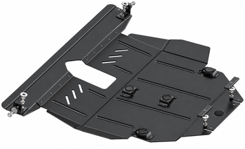 Захист двигуна, КПП і радіатора для Toyota Corolla E16 / E17 2012-2019 KOLCHUGA Standart 1.0213.00 фото ##SPECS## Об'єм двигуна: V-1,8 АКПП/седан | Примітка: збірка ОАЕ, USA