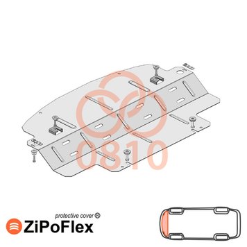 Захист радіатора для Mercedes-Benz W251 R500 2005-2014 KOLCHUGA ZiPoFlex 2.0810.00 фото