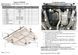 Защита двигателя и КПП для Lincoln MKX 2016- KOLCHUGA ZiPoFlex 2.0928.00 фото 8 ##SPECS## Объем двигателя: V-только 2,7i | Примечание: USA