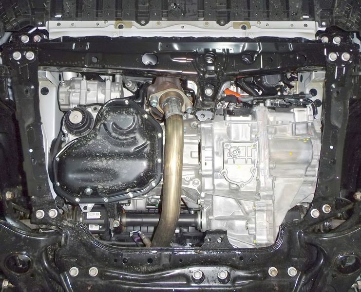 Захист двигуна і КПП для Lexus NX 300 h 1 покоління 2014-2021 KOLCHUGA Standart 1.0712.00 фото ##SPECS## Об'єм двигуна: V-2.5i | Примітка: HYBRID