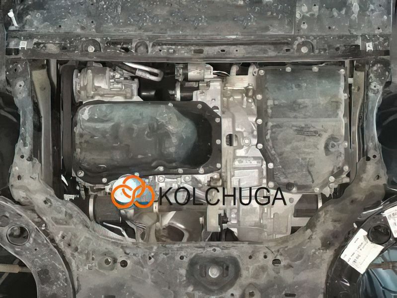Защита двигателя и КПП для Mazda 2(DJ) 2015- KOLCHUGA Standart 1.0750.00 фото ##SPECS## Объем двигателя: V-1,5и; | Примечание: АКПП