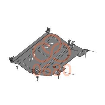фото Захист двигуна і КПП для Peugeot 2008 2013-2019 KOLCHUGA WhiteCover 4.0680.00  ##SPECS## Об'єм двигуна: V-1,2i | Примітка: робот
