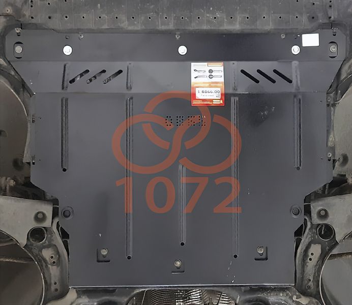 Захист двигуна, КПП і радіатора для Skoda Kamiq 2019- KOLCHUGA WhiteCover 4.1072.00 фото ##SPECS## Об'єм двигуна: V-1.5TSI | Примітка: АКПП
