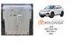 Защита двигателя для BYD Atto 3 2022- KOLCHUGA WhiteCover 4.1364.00 фото 6 ##SPECS## Объем двигателя:  | Примечание: электромобиль