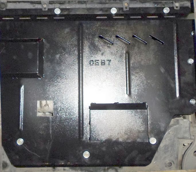 Захист двигуна, КПП і радіатора для Citroen Jumper I 1994-2006 KOLCHUGA Standart 1.0687.00 фото ##SPECS## Об'єм двигуна: V-2,0і з кондиціонером | Примітка:
