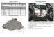 Захист двигуна, КПП і радіатора для Ford Kuga 2008-2013 KOLCHUGA Standart 1.0241.00 фото 7 ##SPECS## Об'єм двигуна: V-всі | Примітка: АКПП / МКПП