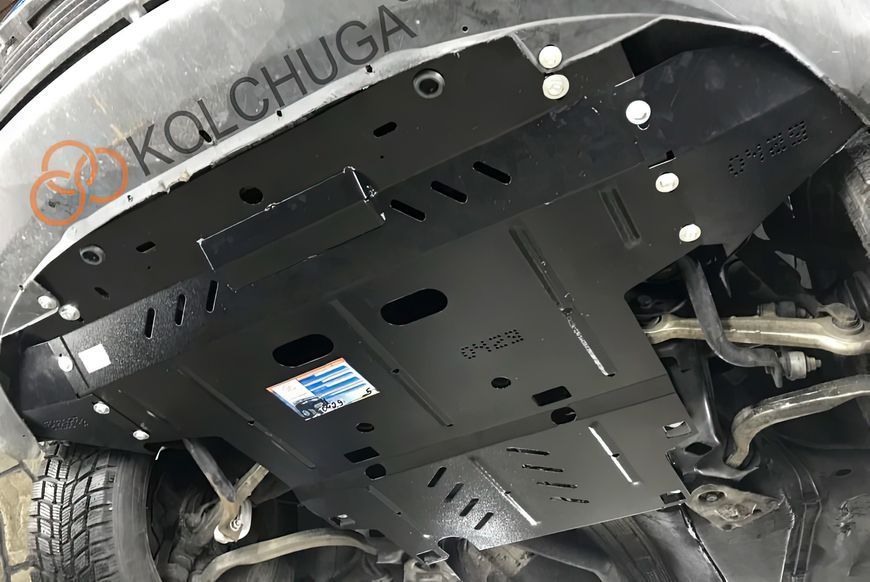Захист двигуна, КПП і радіатора для Volkswagen Passat B5 1996-2005 KOLCHUGA Standart 1.0429.00 фото ##SPECS## Об'єм двигуна: V-1.6i; 1.8i; 1.8T; 2.0i; 1.9TDI | Примітка: