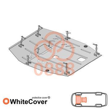 Захист двигуна і КПП для Buick Regal 5 2009-2017 KOLCHUGA WhiteCover 4.0888.00 фото