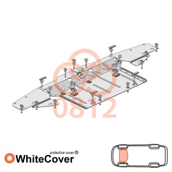 Захист двигуна для Tesla Model S 2012-2016 KOLCHUGA WhiteCover 4.0812.00 фото