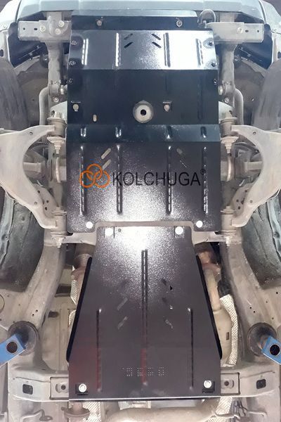 Захист двигуна, КПП і радіатора для Toyota Tacoma II 2004-2015 KOLCHUGA ZiPoFlex 2.0996.00 фото ##SPECS## Об'єм двигуна: V-4,0і | Примітка: АКПП
