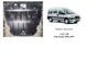Захист двигуна, КПП і радіатора для Citroen Evasion 1994-2002 KOLCHUGA WhiteCover 4.0117.00 фото 6 ##SPECS## Об'єм двигуна: V-1,8; 2,0; 1,9D; | Примітка: окрім 2,0 HDI