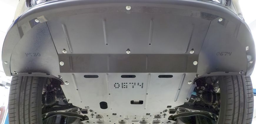 Захист двигуна, КПП і радіатора для Kia Optima 2015- KOLCHUGA WhiteCover 4.0674.00 фото ##SPECS## Об'єм двигуна: V-всі окрім 2,0 turbo USA | Примітка: