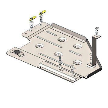 Захист роздатки для Toyota Land Cruiser Prado J250 2023- KOLCHUGA WhiteCover 4.1382.00 фото ##SPECS## Об'єм двигуна: V-2,8TDi | Примітка:
