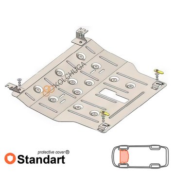 Захист двигуна для Dongfeng EX1 2022- KOLCHUGA Standart 1.1227.00 фото