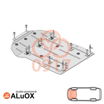 Захист двигуна і радіатора для BMW 1 F20 / F21 2015-2019 KOLCHUGA ALuOX 3.0917.00 фото