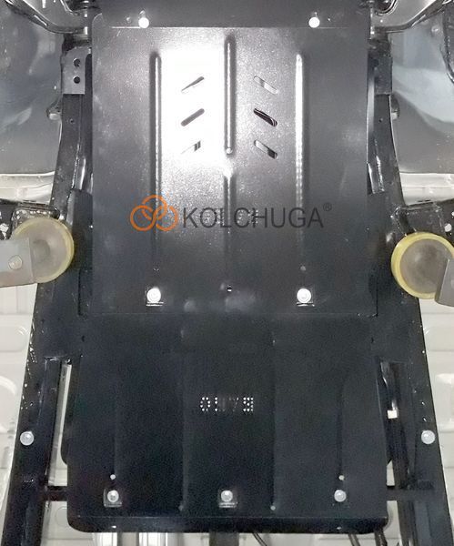 Захист АКПП і роздатки для Mitsubishi L200 V 2019-2023 KOLCHUGA WhiteCover 4.0979.00 фото ##SPECS## Об'єм двигуна: V-2,4TDI | Примітка: АКПП