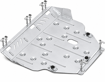 фото Захист двигуна і КПП для Ford Transit Connect II 2013-2021 KOLCHUGA ALuOX 3.0476.00  ##SPECS## Об'єм двигуна: V-всі | Примітка: