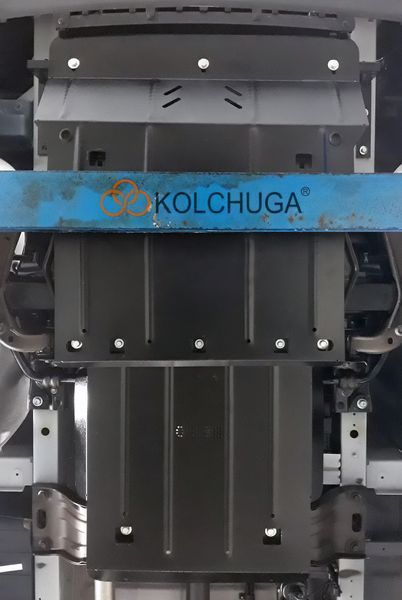 Защита двигателя, КПП и радиатора для Hyundai H350 2014- KOLCHUGA ZiPoFlex 2.0938.00 фото ##SPECS## Объем двигателя: V-2,5CRDI | Примечание: МКПП