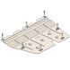 Захист двигуна і КПП для Fiat Panda III 2020- KOLCHUGA ZiPoFlex 2.1469.00 фото 1 ##SPECS## Об'єм двигуна: V-1.0 hybrid | Примітка: МКПП