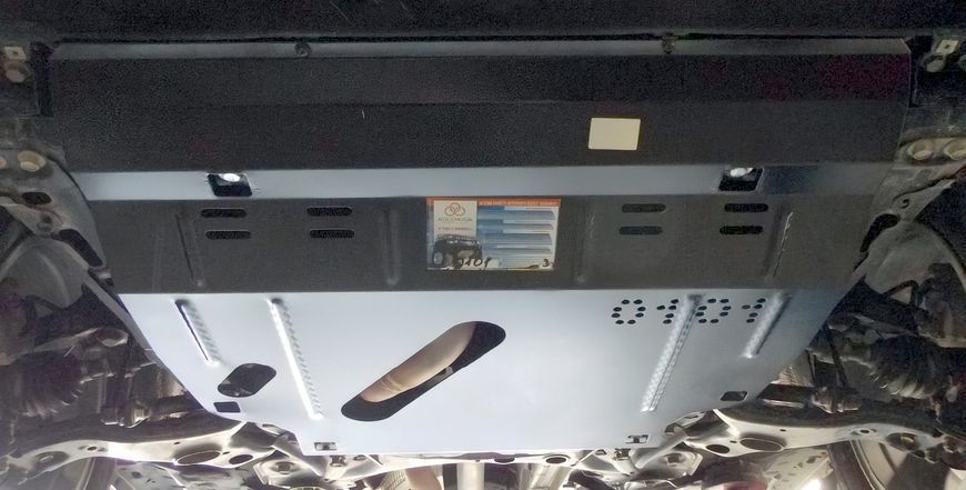 Захист двигуна, КПП і радіатора для Toyota RAV 4 III 2005-2012 KOLCHUGA WhiteCover 4.0101.00 фото ##SPECS## Об'єм двигуна: V-2,0; 2,4; 2,5; 3,5 | Примітка: АКПП / МКПП