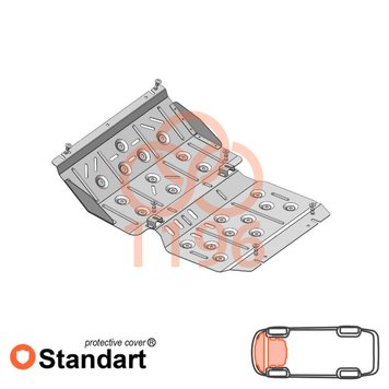 Захист двигуна, радіатора і редуктора для Mitsubishi L200 2019- KOLCHUGA Standart 1.1196.00 фото