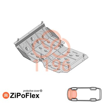 Захист двигуна, радіатора і редуктора для Mitsubishi L200 2019- KOLCHUGA ZiPoFlex 2.1196.00 фото