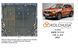 Захист двигуна і КПП для BMW X1 U11 2022- KOLCHUGA ALuOX 3.1313.00 фото 6 ##SPECS## Об'єм двигуна: 2.0 | Примітка: АКПП / 4х4