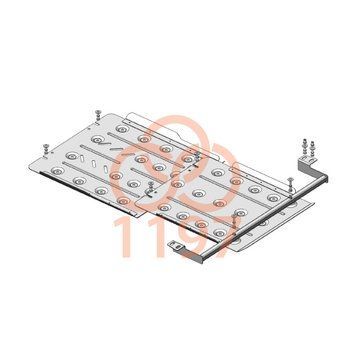 Захист МКПП і роздатки для Mitsubishi L200 V 2019-2023 KOLCHUGA Standart 1.1197.00 фото ##SPECS## Об'єм двигуна: V-2,4TDI | Примітка: МКПП