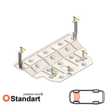 Захист двигуна для Seat Mii electric 2019- KOLCHUGA Standart 1.1249.00 фото